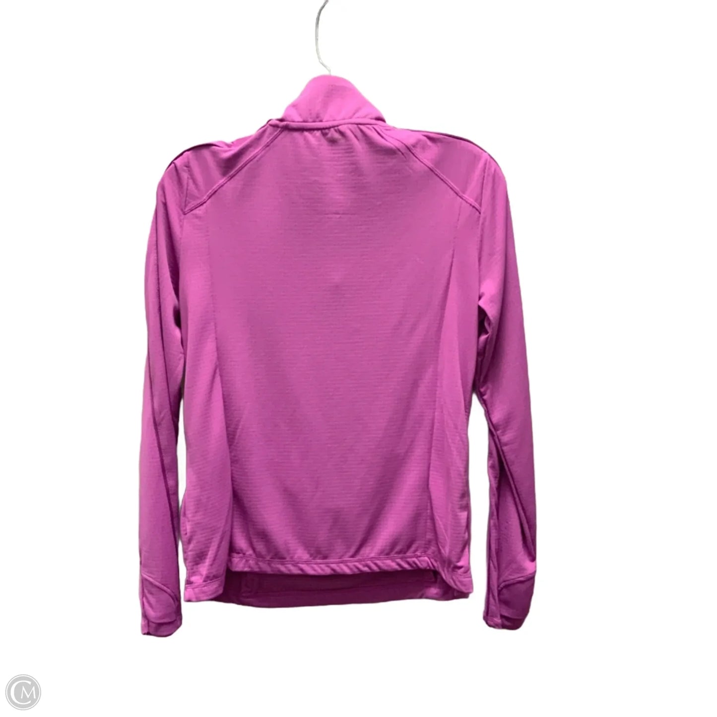 Athletic Top Long Sleeve Collar By Mondetta In Purple, Size: S