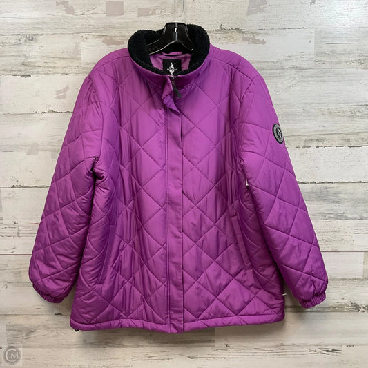 Jacket Puffer & Quilted By Skechers In Purple, Size: Xl