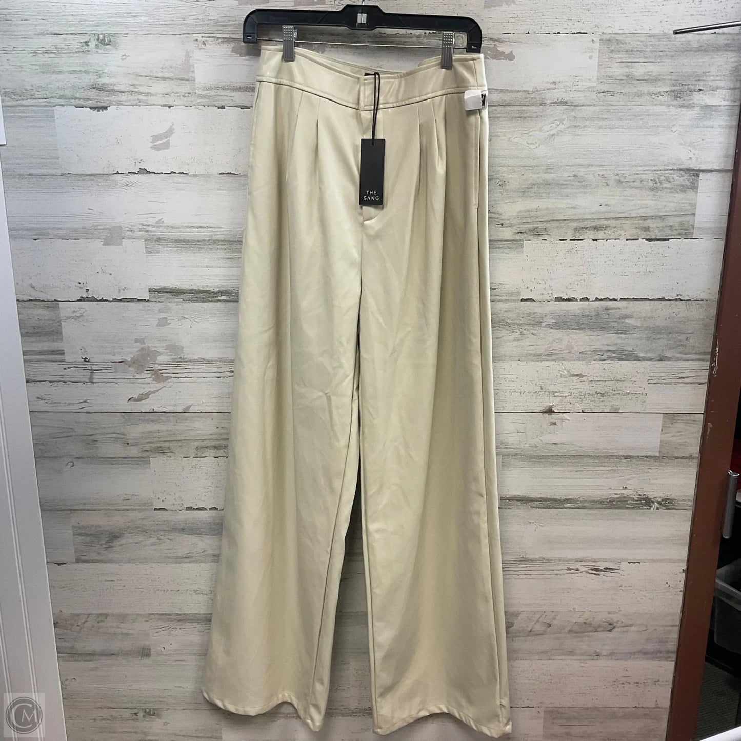Pants Wide Leg By THE SANG In Cream, Size: L