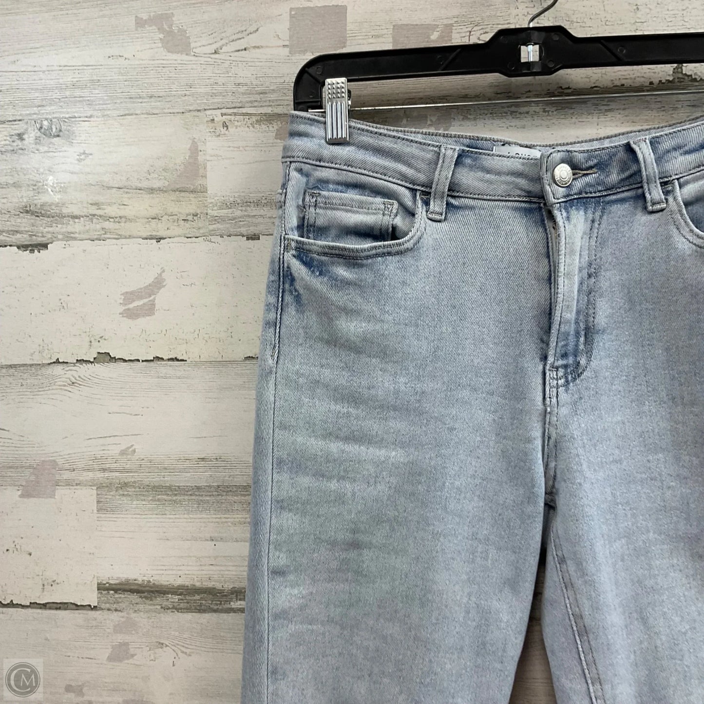 Jeans Straight By Vervet In Blue Denim, Size: 8