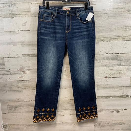 Jeans Cropped By Driftwood In Blue Denim, Size: 10