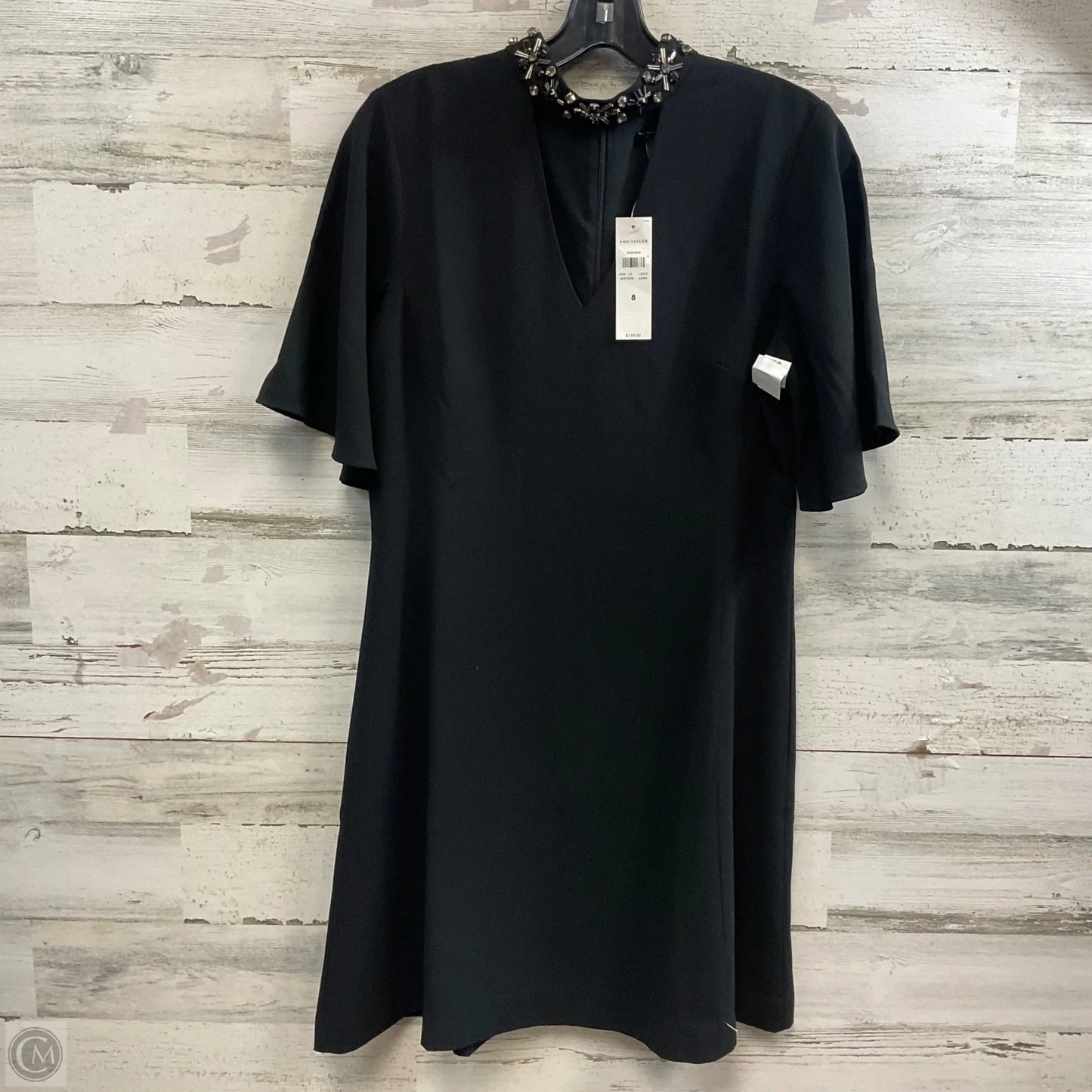 Dress Party Short By Ann Taylor In Black, Size: M