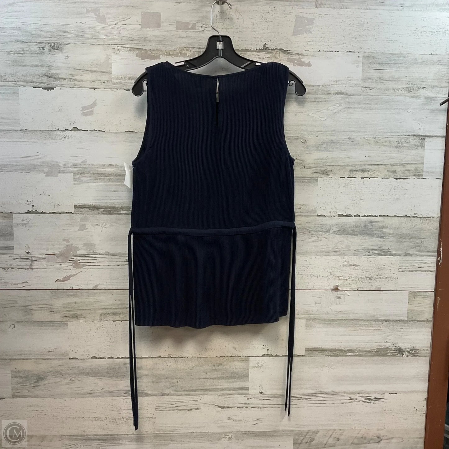 Blouse Sleeveless By Ann Taylor In Blue, Size: S