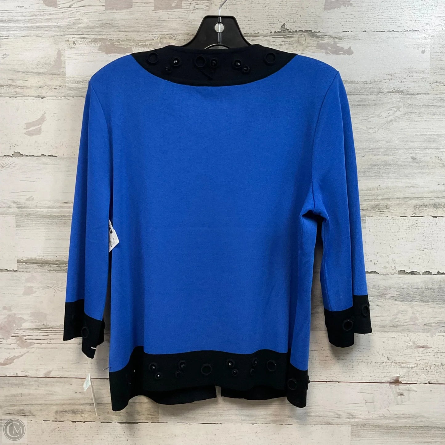 Jacket Other By Ming Wang In Blue, Size: Mp