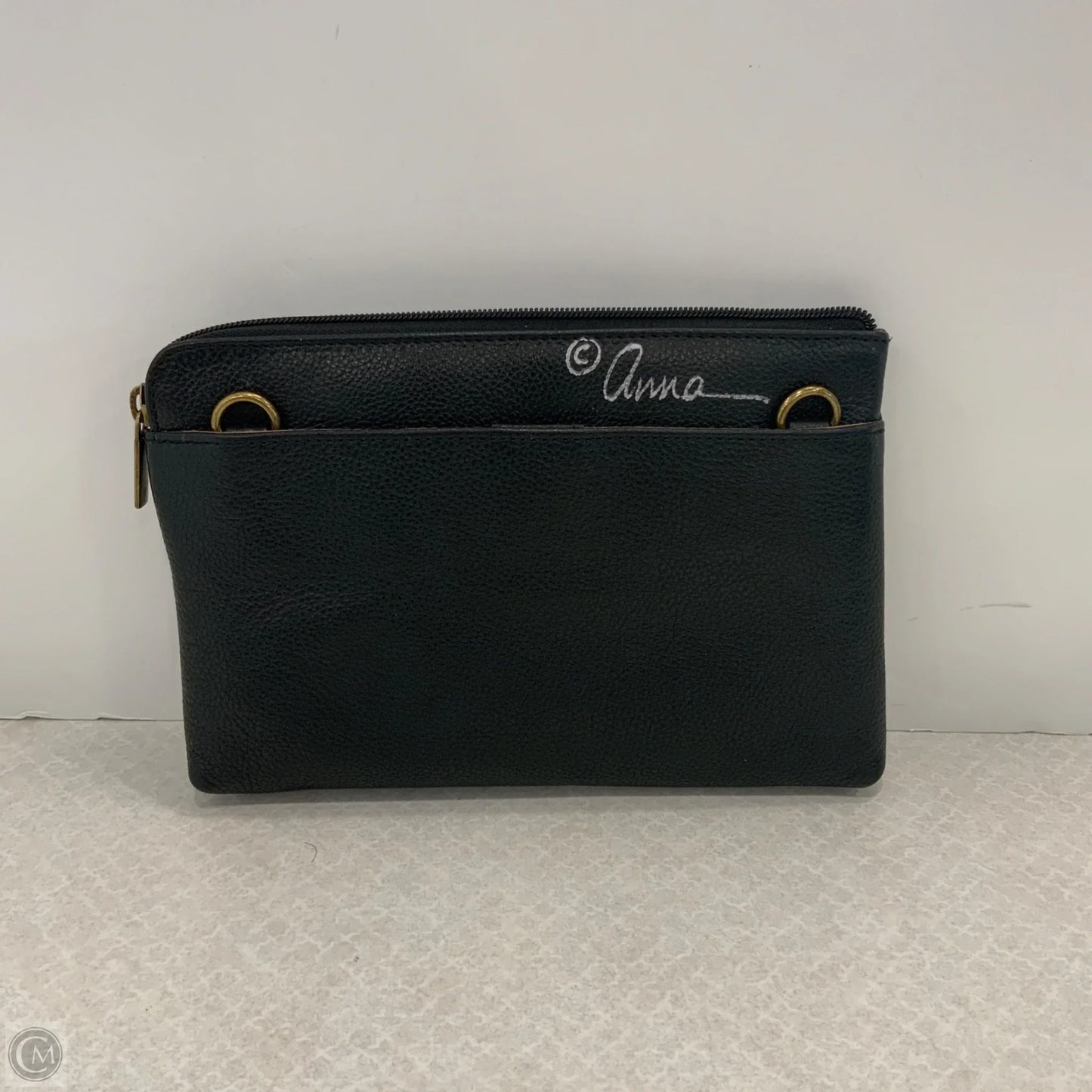 Crossbody Leather By Anuschka, Size: Small