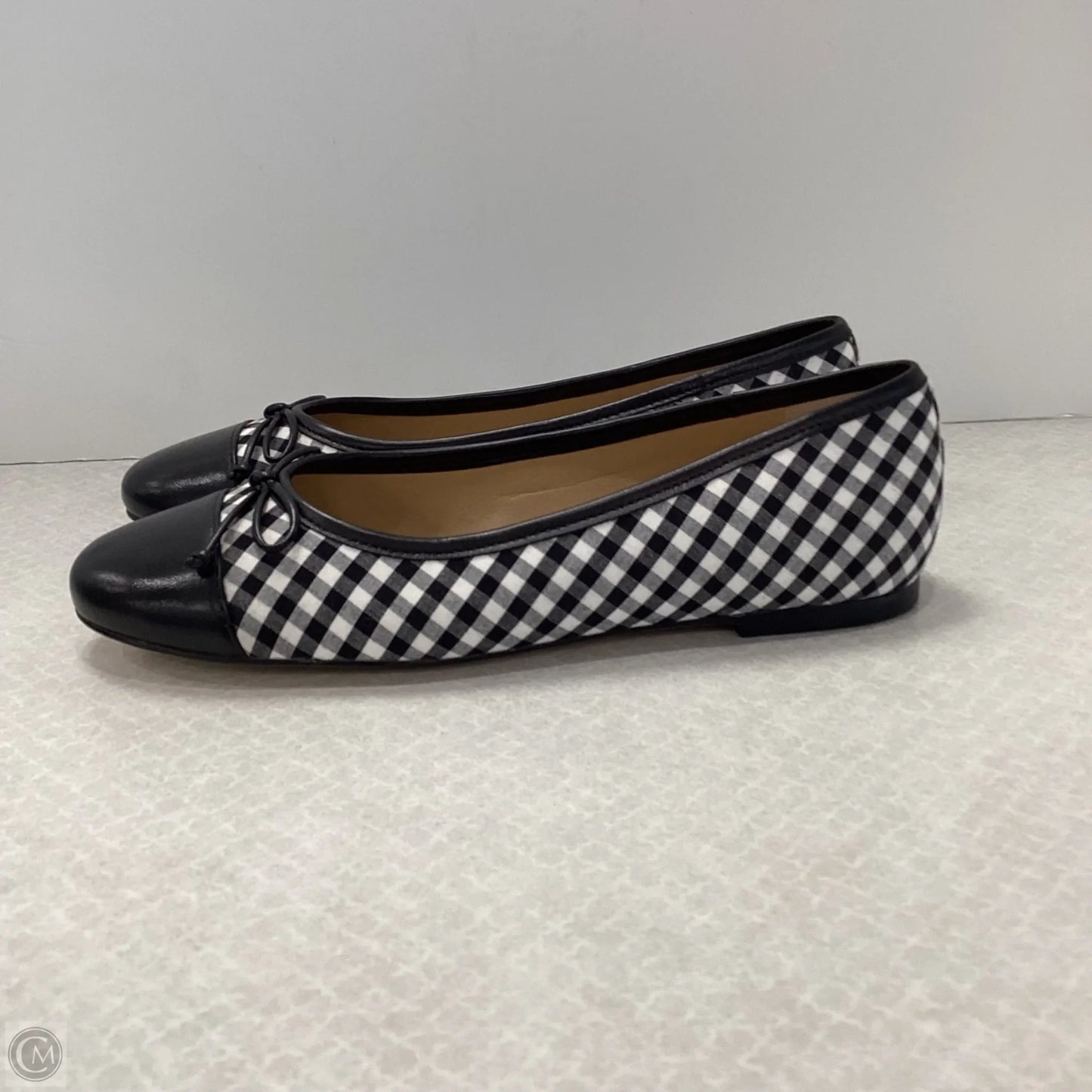 Shoes Flats By Talbots In Black & White, Size: 7.5
