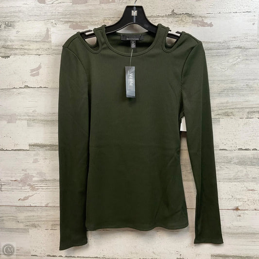 Top Long Sleeve By White House Black Market In Green, Size: M