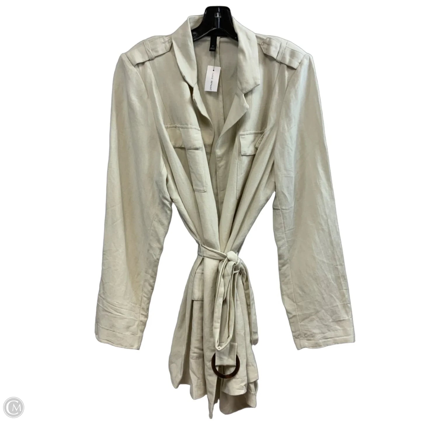 Jacket Other By Lane Bryant In Tan, Size: 2x