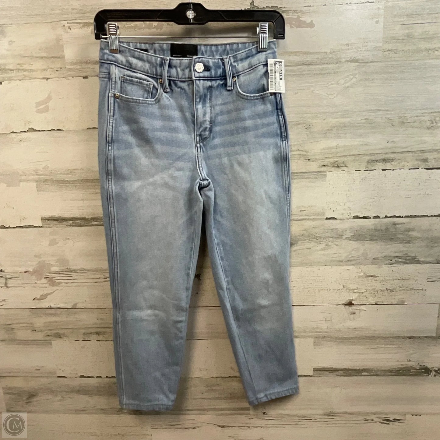 Jeans Straight By White House Black Market In Blue Denim, Size: 0