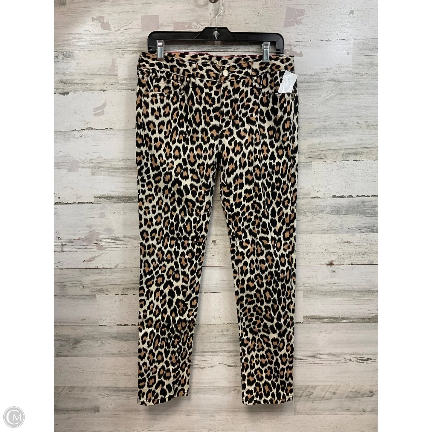 Jeans Designer By Kate Spade In Animal Print, Size: 12