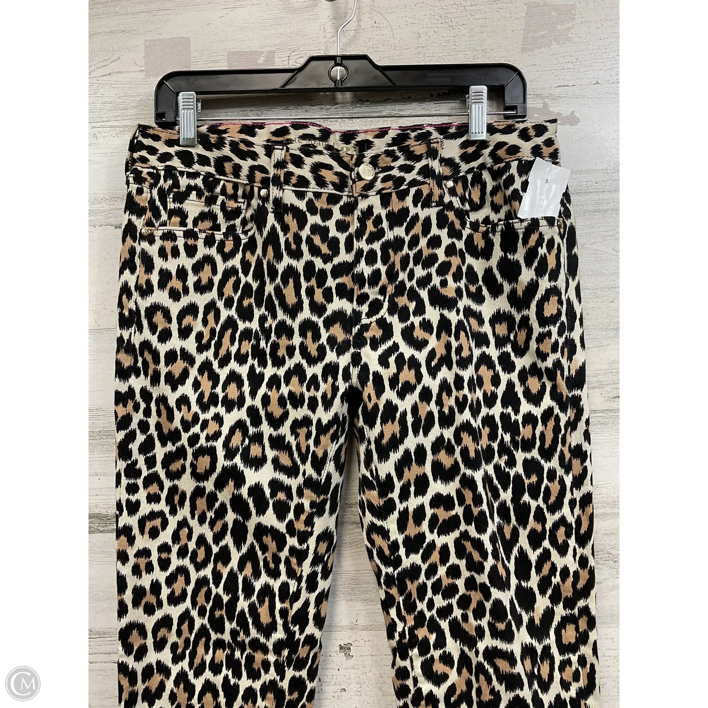 Jeans Designer By Kate Spade In Animal Print, Size: 12