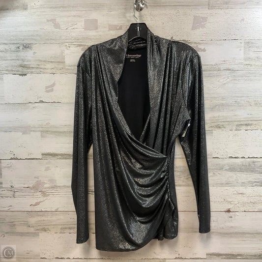 Blouse Long Sleeve By Soft Surroundings In Black, Size: M