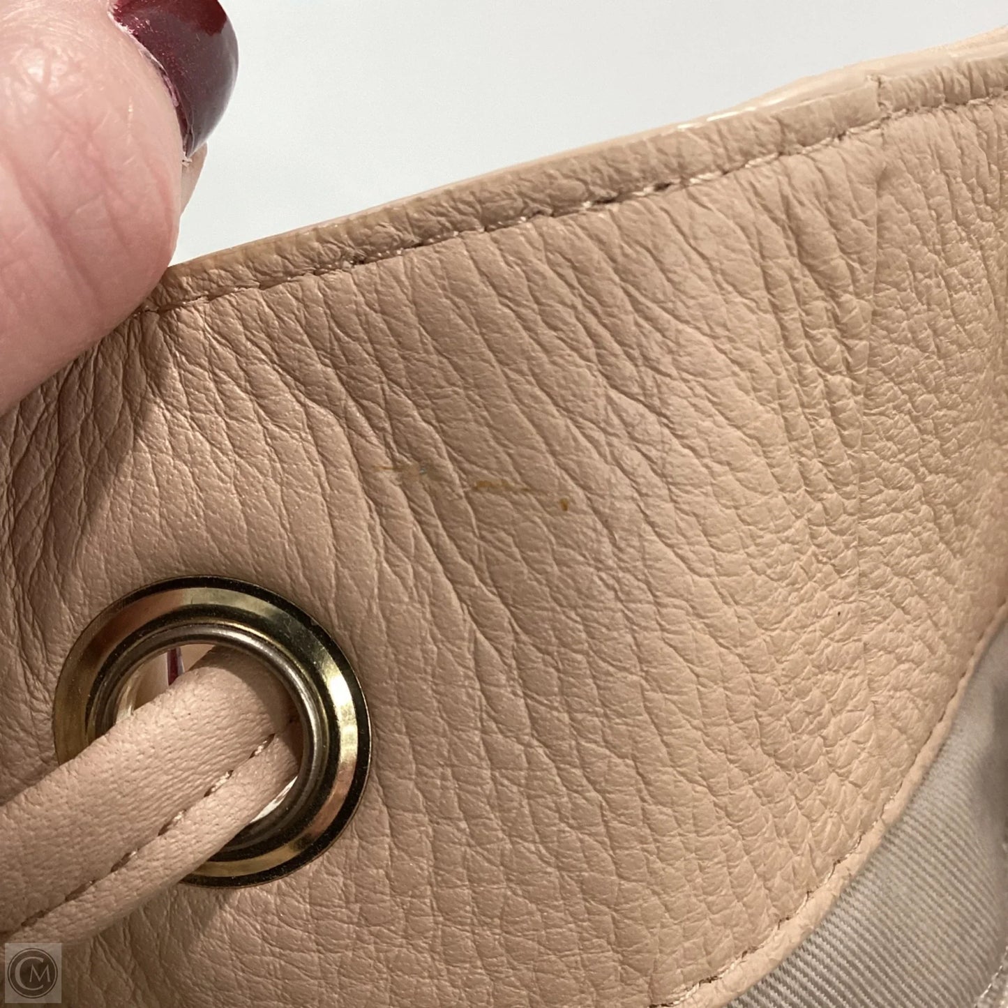 Handbag Leather By Talbots, Size: Medium