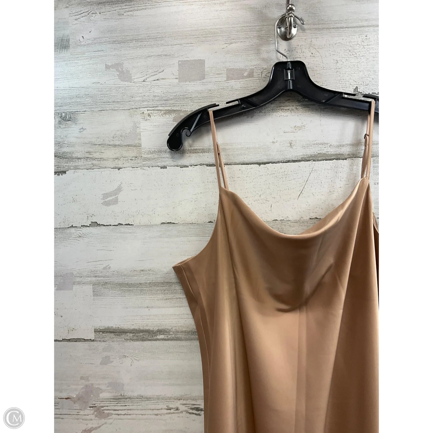 Dress Party Long By Banana Republic In Gold, Size: Xl