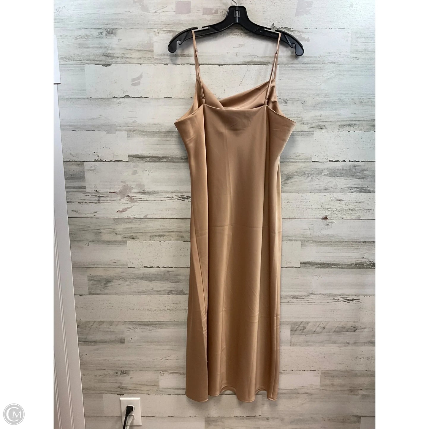 Dress Party Long By Banana Republic In Gold, Size: Xl