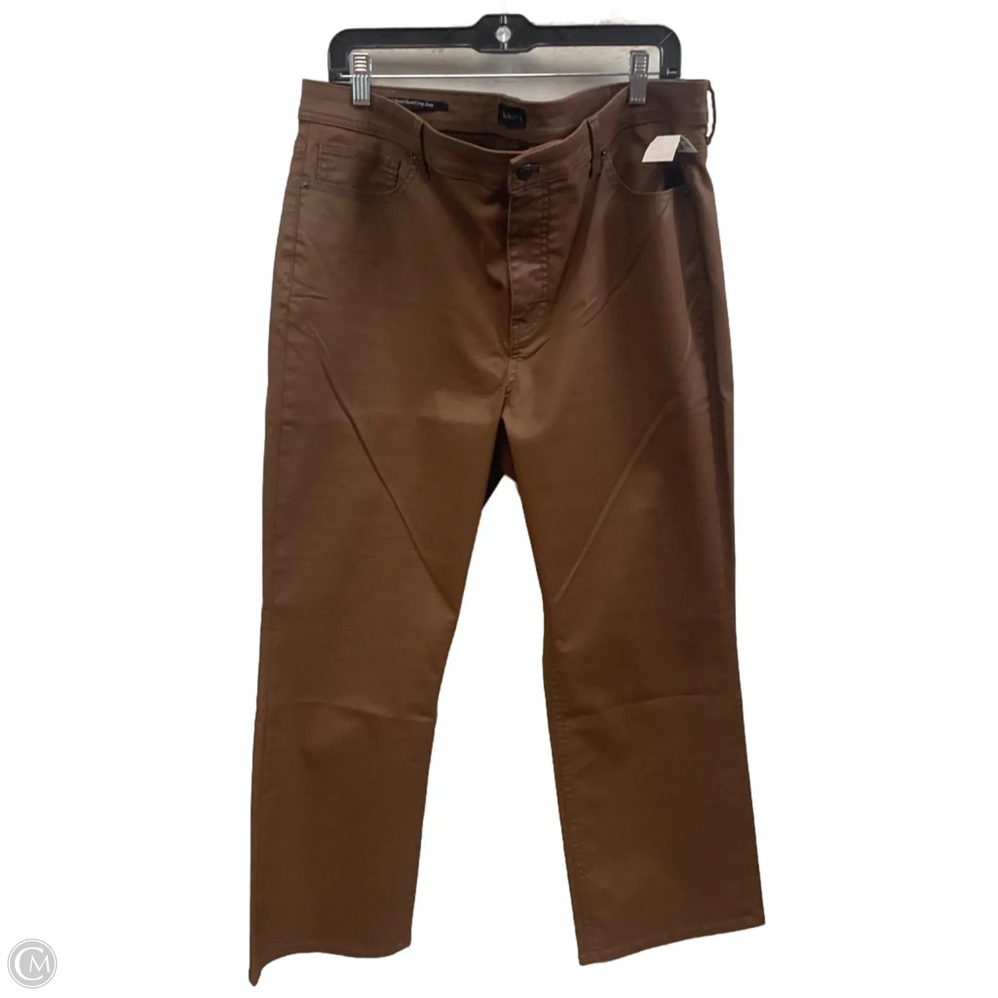Pants Cropped By Talbots In Brown, Size: 16