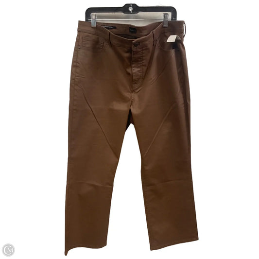 Pants Cropped By Talbots In Brown, Size: 16