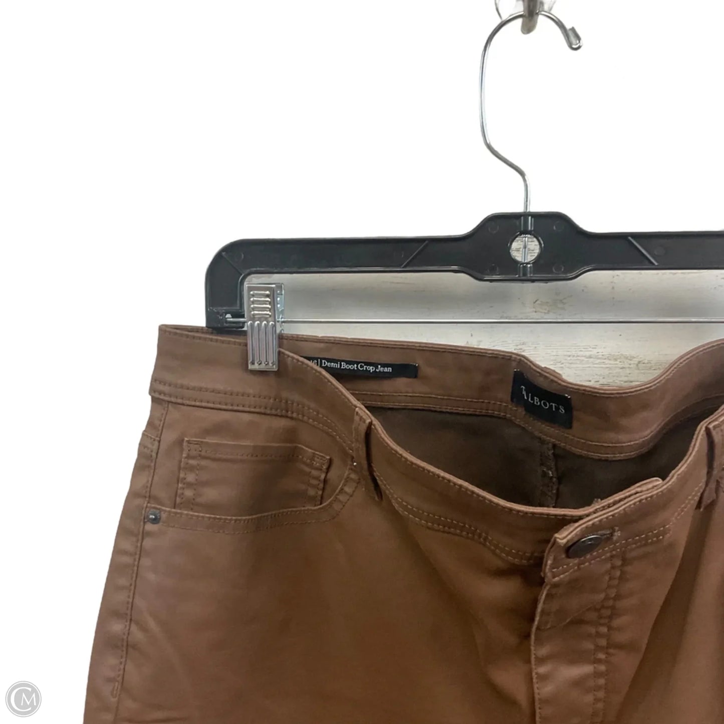 Pants Cropped By Talbots In Brown, Size: 16