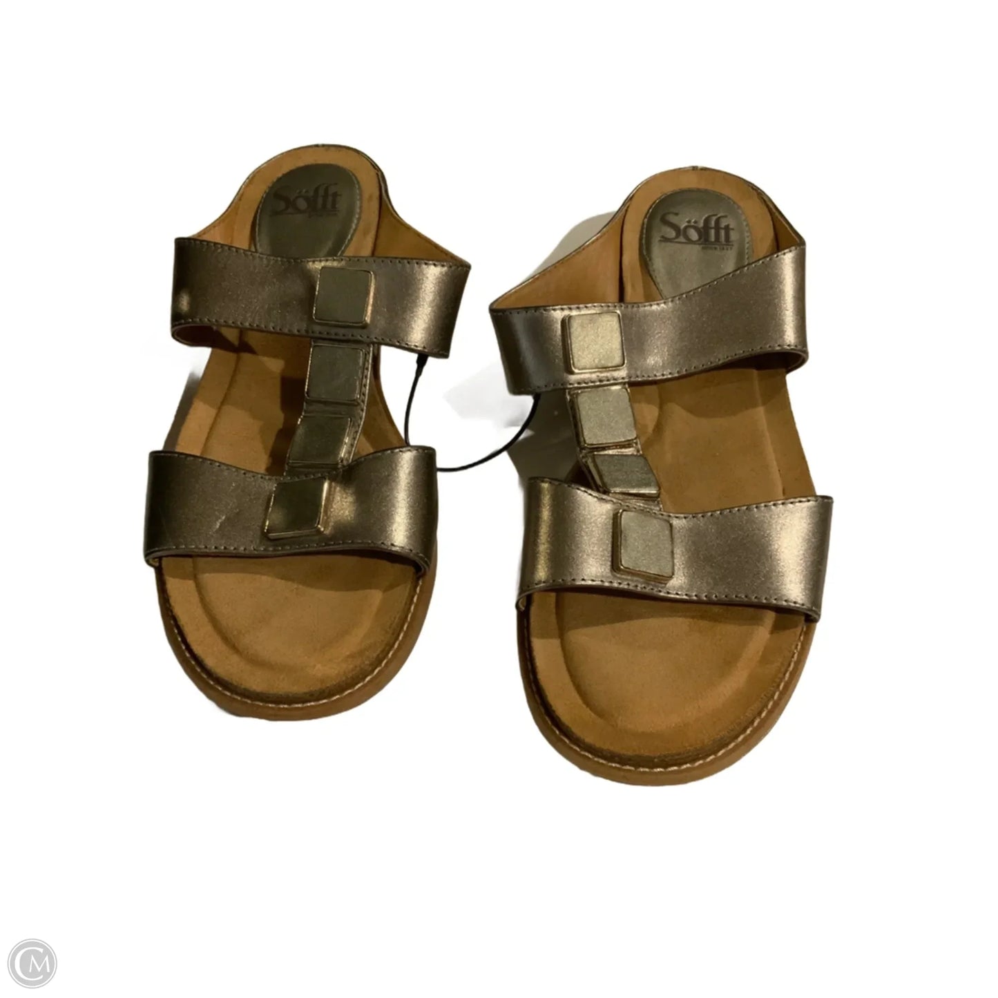 Sandals Flats By Sofft In Grey, Size: 9