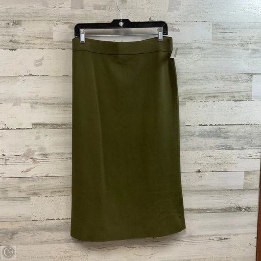 Skirt Midi By Eileen Fisher In Green, Size: S