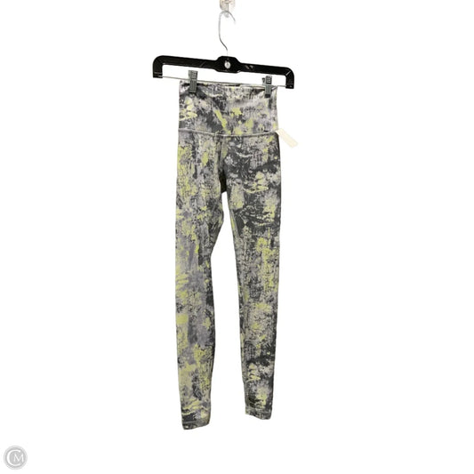 Athletic Leggings By Lululemon In Grey, Size: Xs