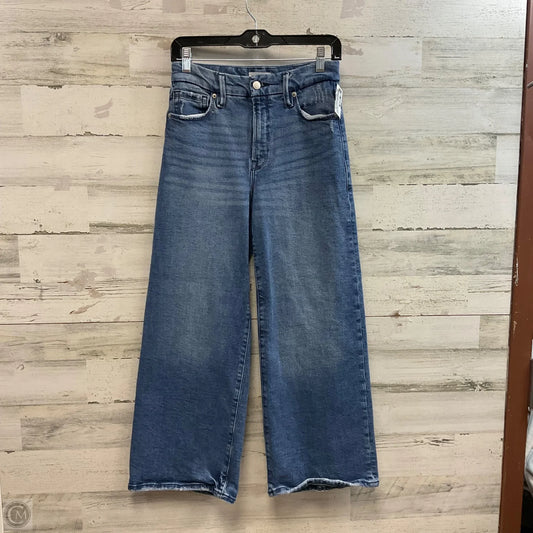 Jeans Wide Leg By Good American In Blue Denim, Size: 2