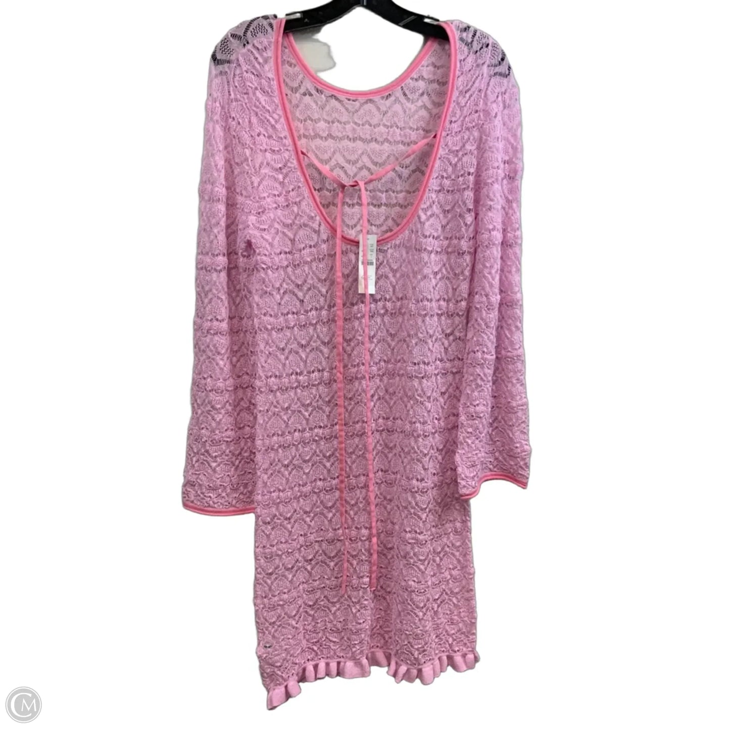 Swimwear Cover-up By J. Crew In Pink, Size: L