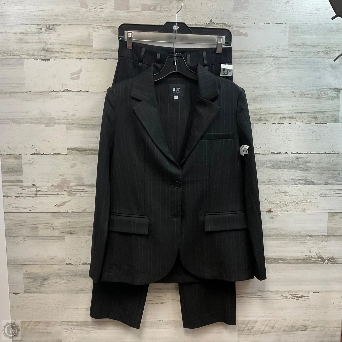 Pants Suit 2pc By Kut In Black, Size: 0