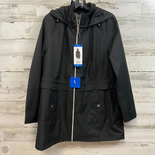 Jacket Windbreaker By Vince Camuto In Black, Size: L