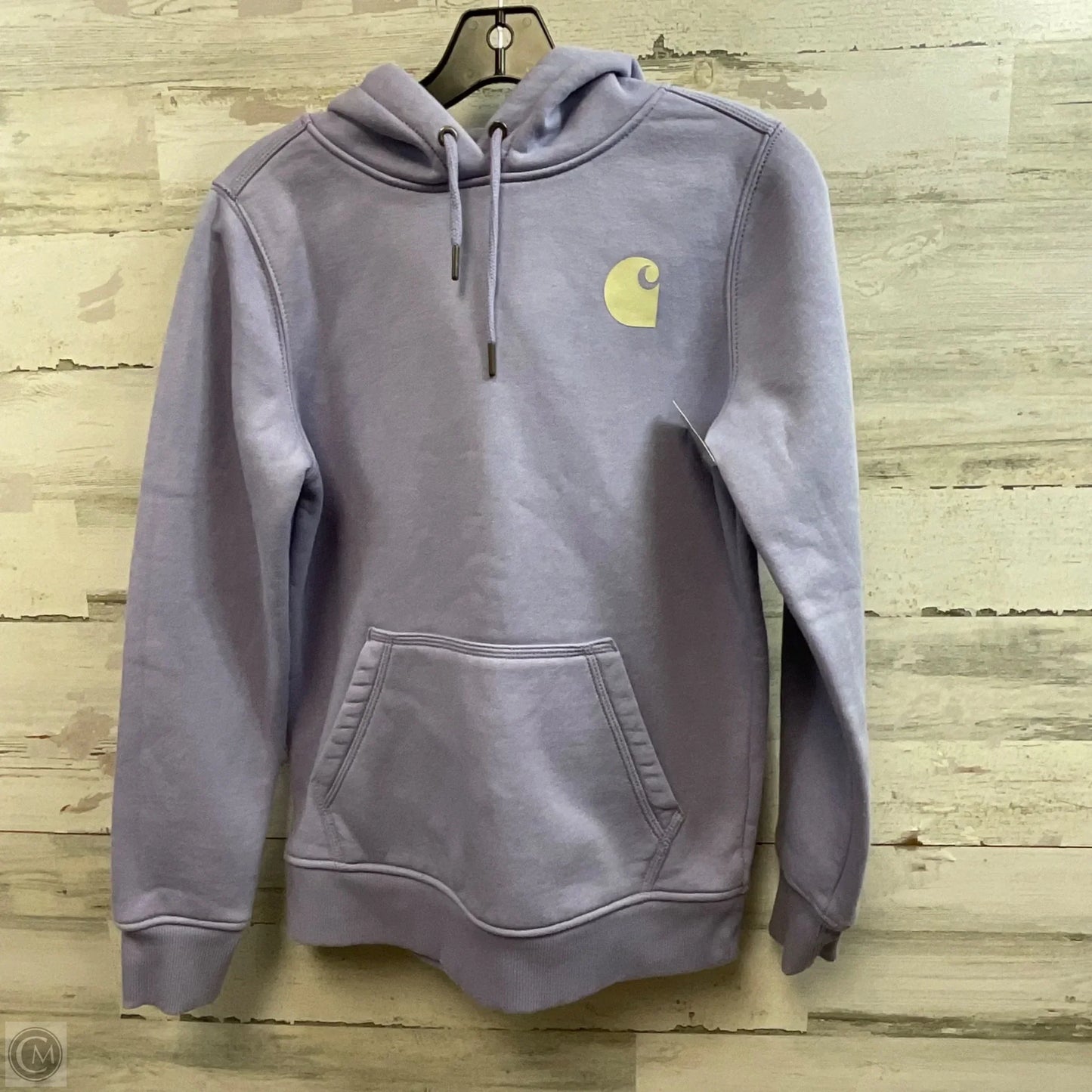 Sweatshirt Hoodie By Carhartt In Purple, Size: Xs