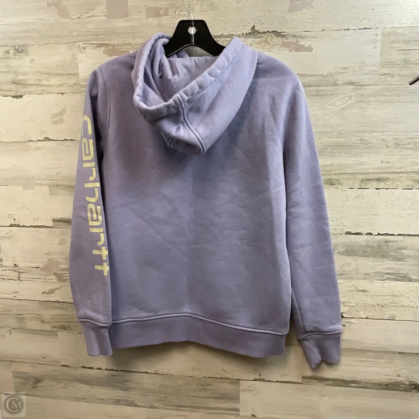 Sweatshirt Hoodie By Carhartt In Purple, Size: Xs