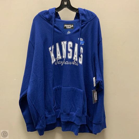 Sweatshirt Hoodie By Profile Varsity In Blue, Size: 4x