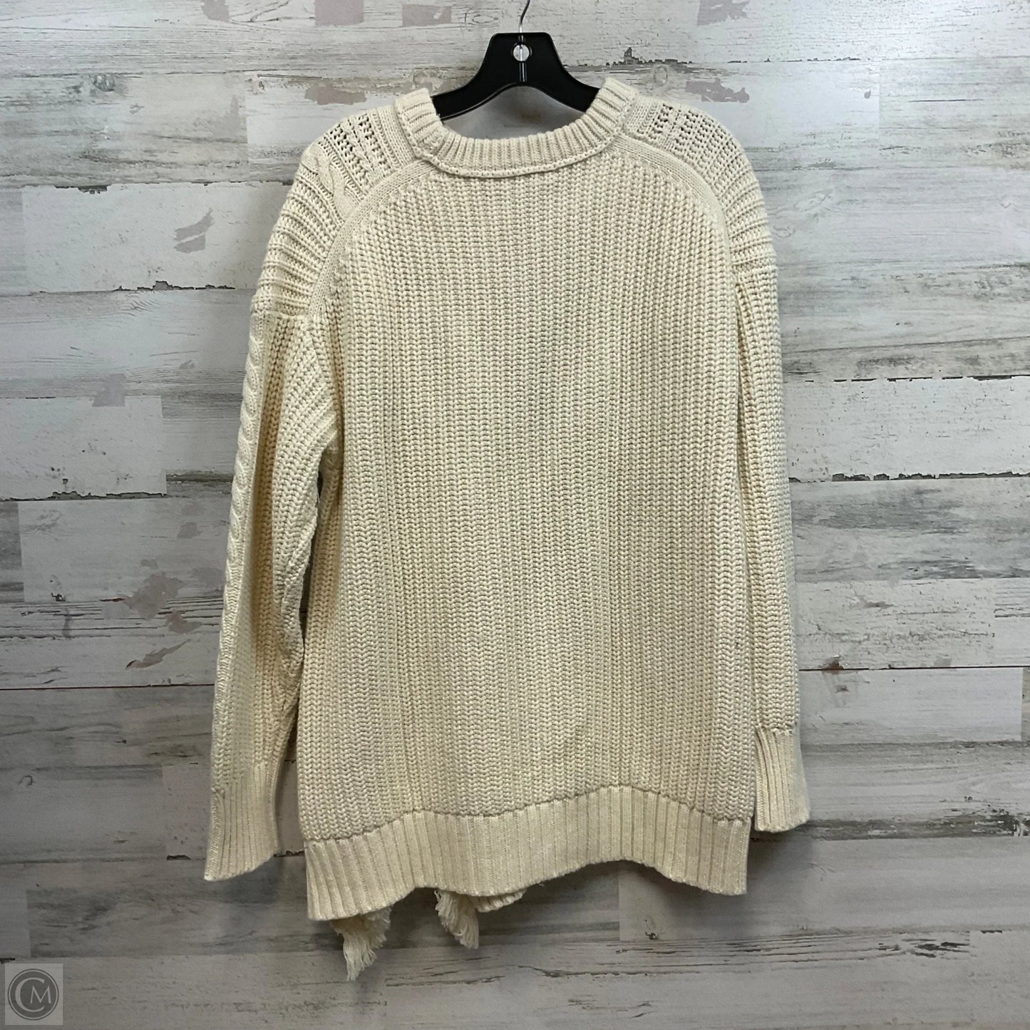 Sweater By J. Crew In Cream, Size: L