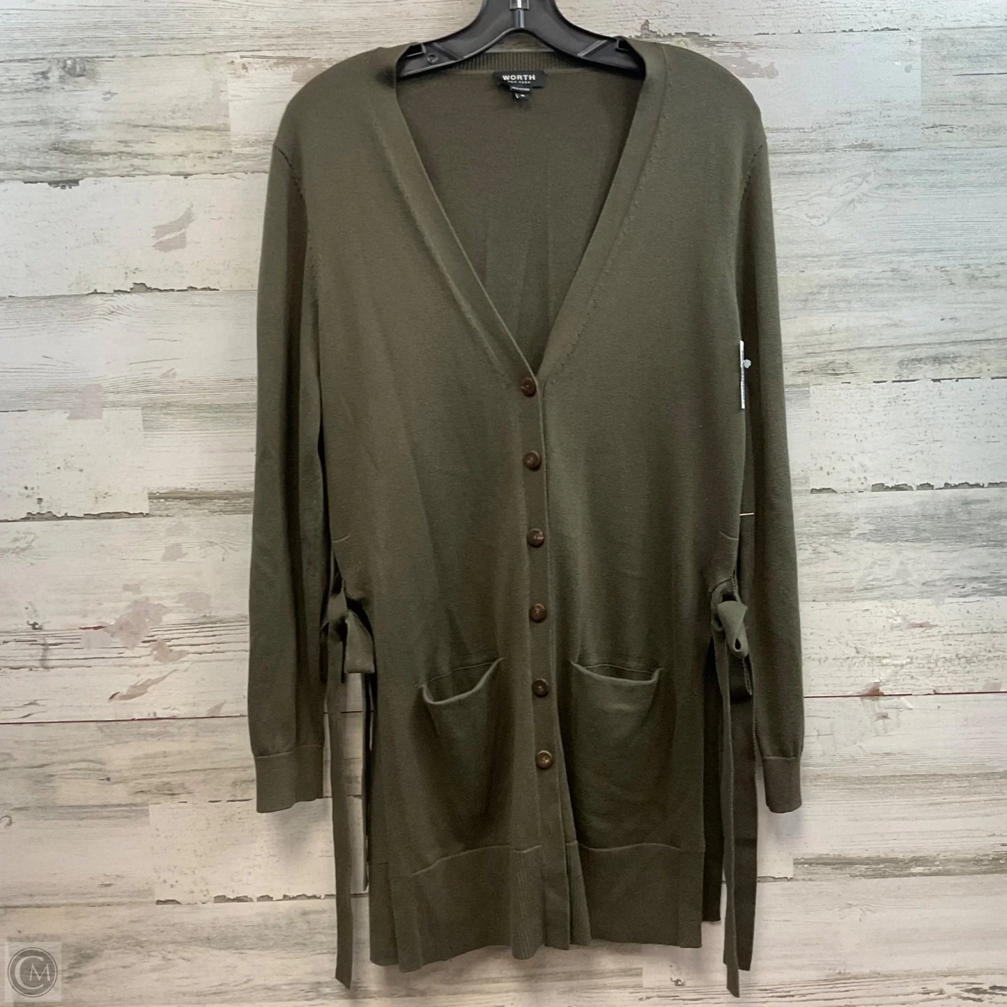 Cardigan By Worth Ny In Green, Size: M