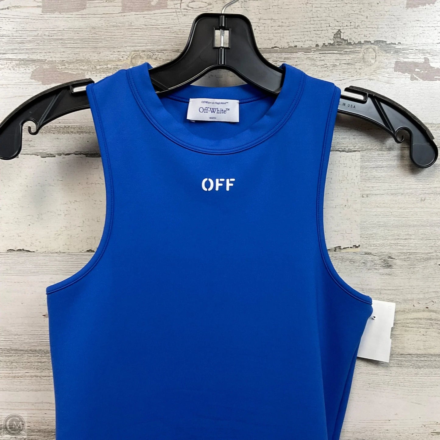 Dress Luxury Designer By Off-white In Blue, Size: 4