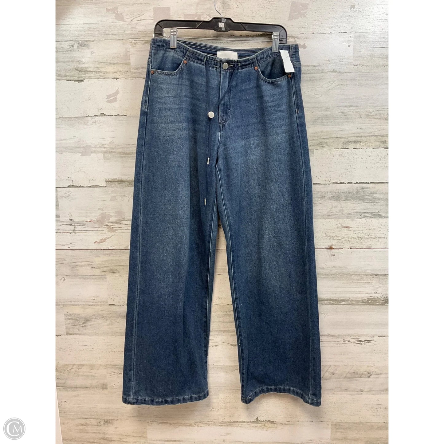 Jeans Wide Leg By Habitual In Blue Denim, Size: 8