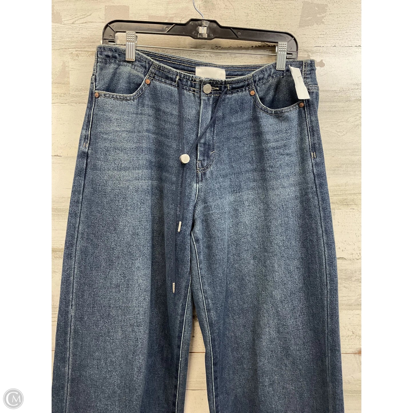 Jeans Wide Leg By Habitual In Blue Denim, Size: 8