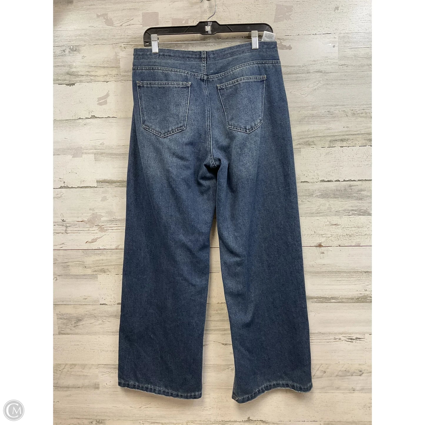 Jeans Wide Leg By Habitual In Blue Denim, Size: 8