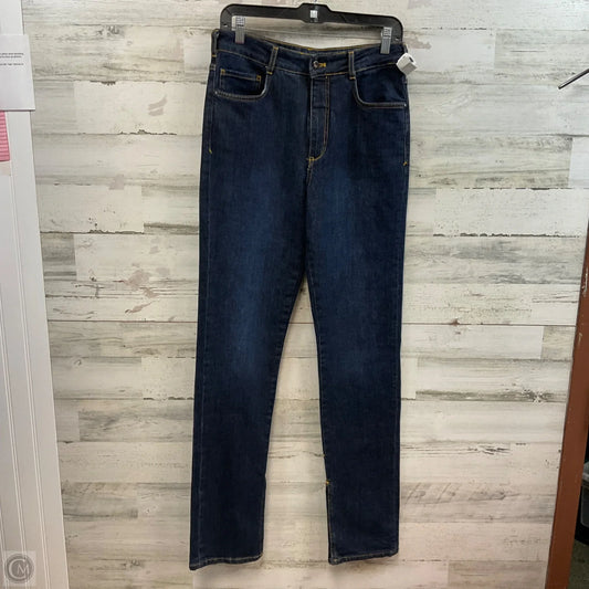Jeans Straight By Pilcro In Blue Denim, Size: 8