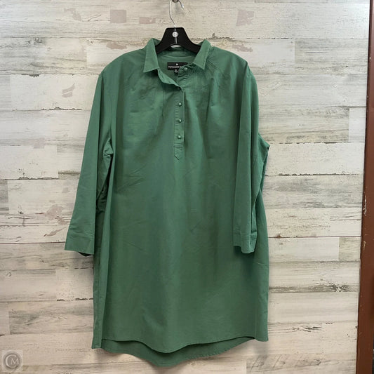 Dress Casual Short By Pomander Place In Green, Size: Xl