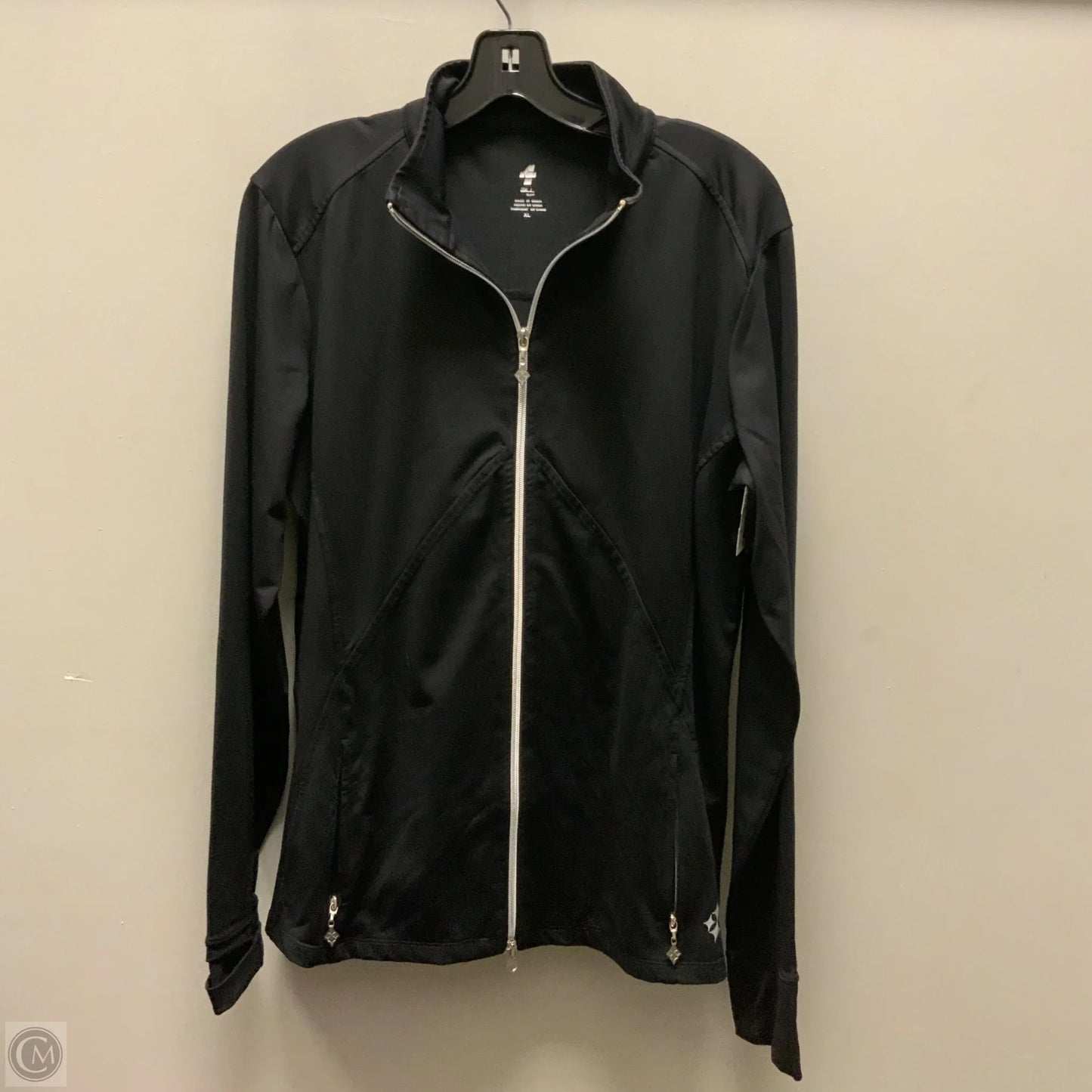 Athletic Jacket By Jofit In Black, Size: Xl