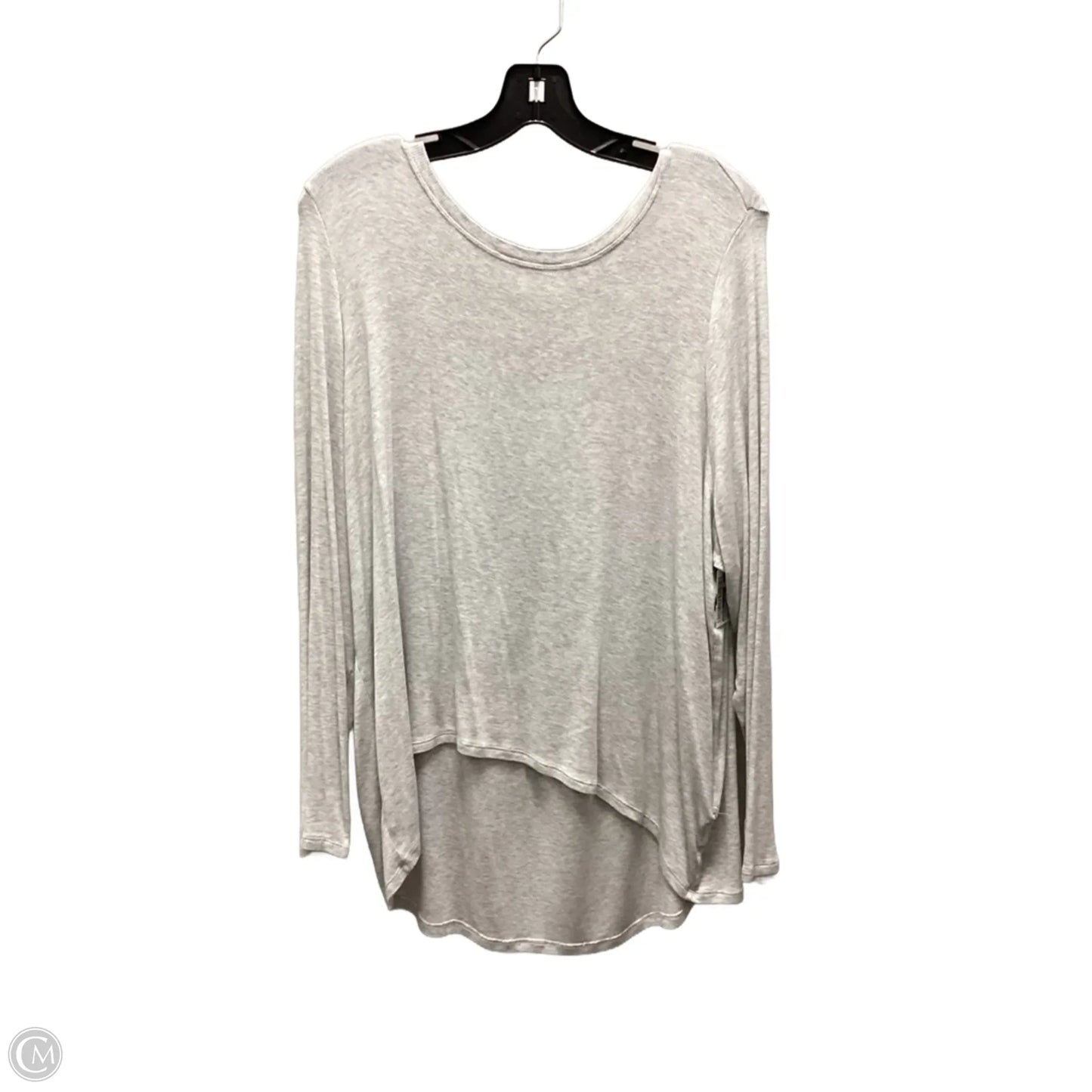 Athletic Top Long Sleeve Crewneck By Athleta In Grey, Size: Xl