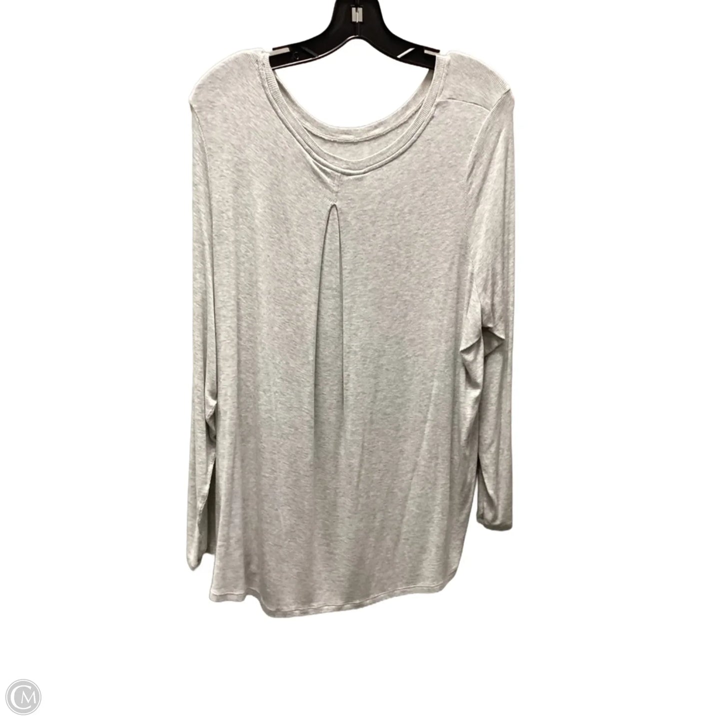 Athletic Top Long Sleeve Crewneck By Athleta In Grey, Size: Xl