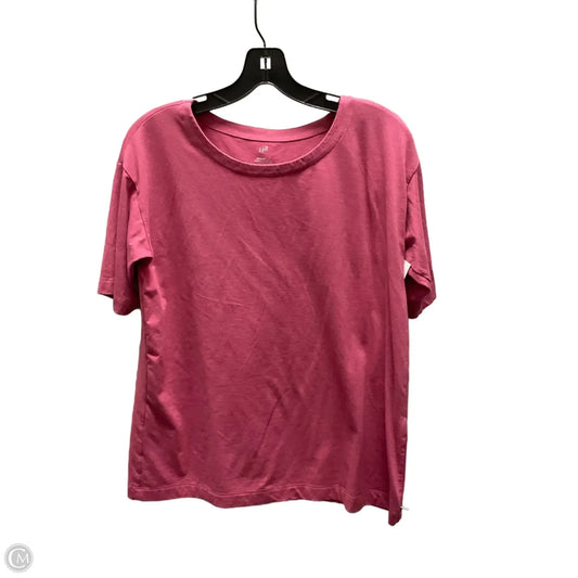 Top Short Sleeve By J. Jill In Pink, Size: Xs
