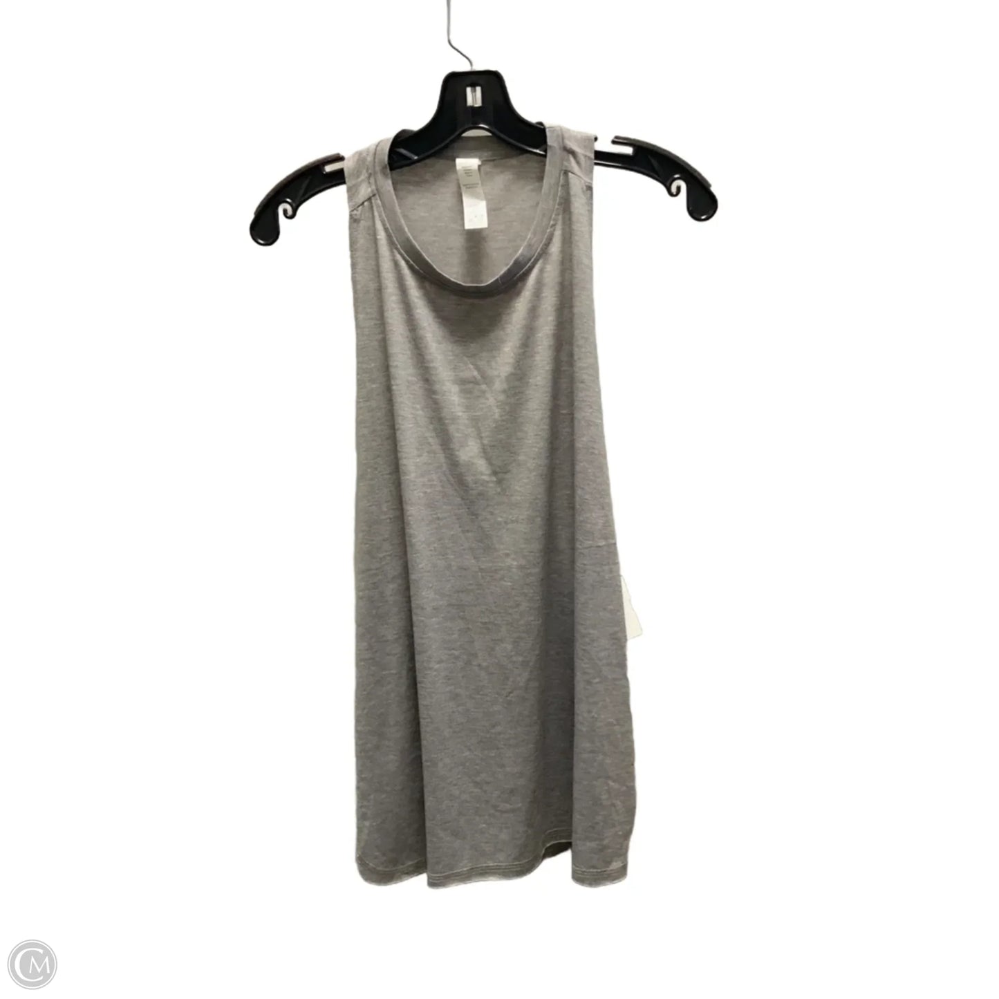 Athletic Tank Top By Icyzone In Grey, Size: L
