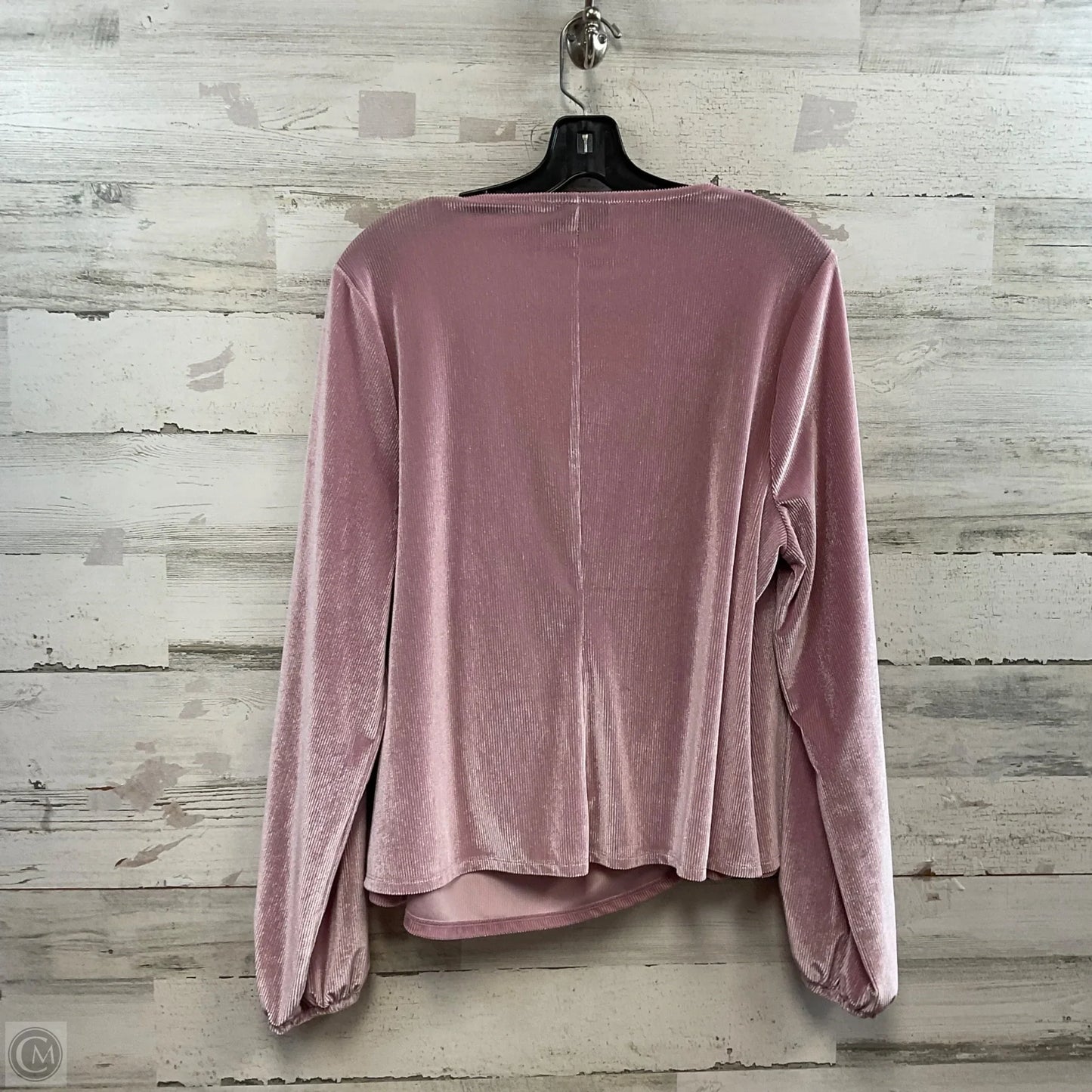 Top Long Sleeve By Lane Bryant In Pink, Size: 2x