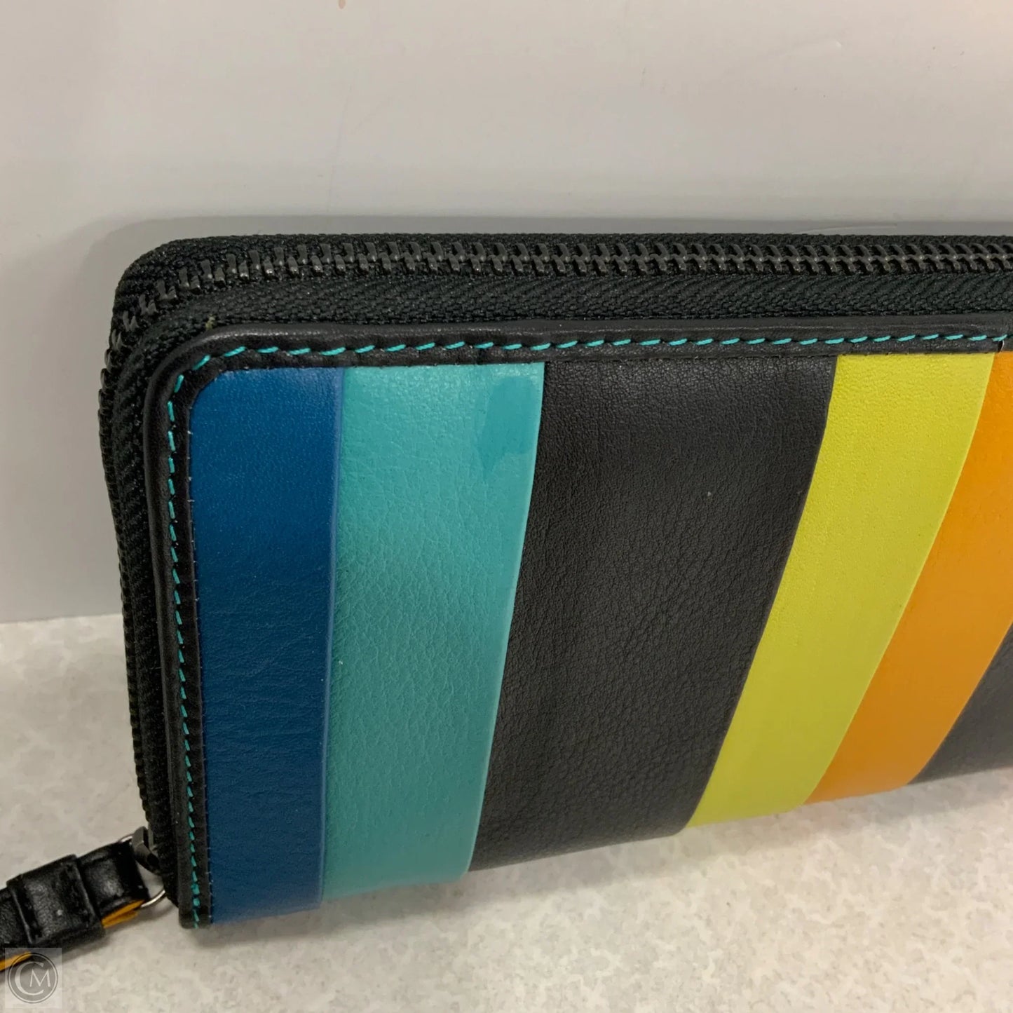 Wallet Leather By Viscount, Size: Large