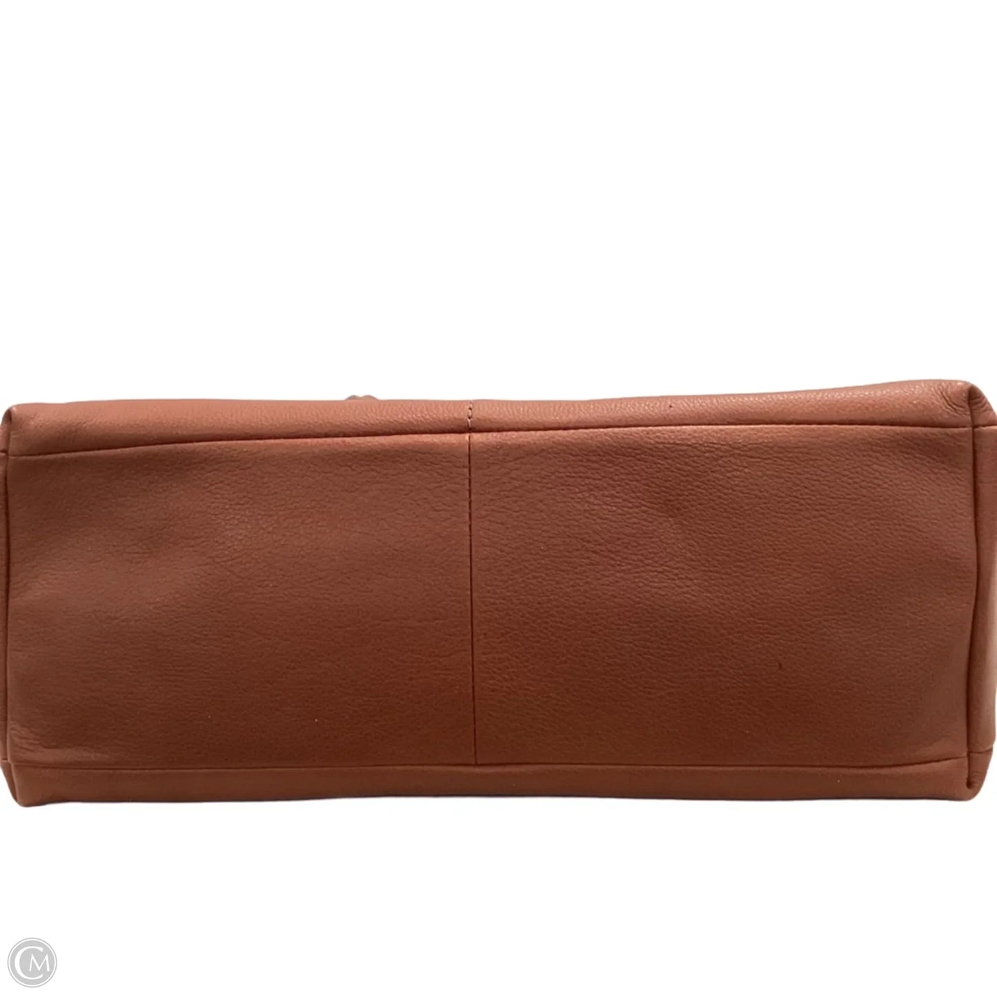 Handbag Leather By Fossil, Size: Medium