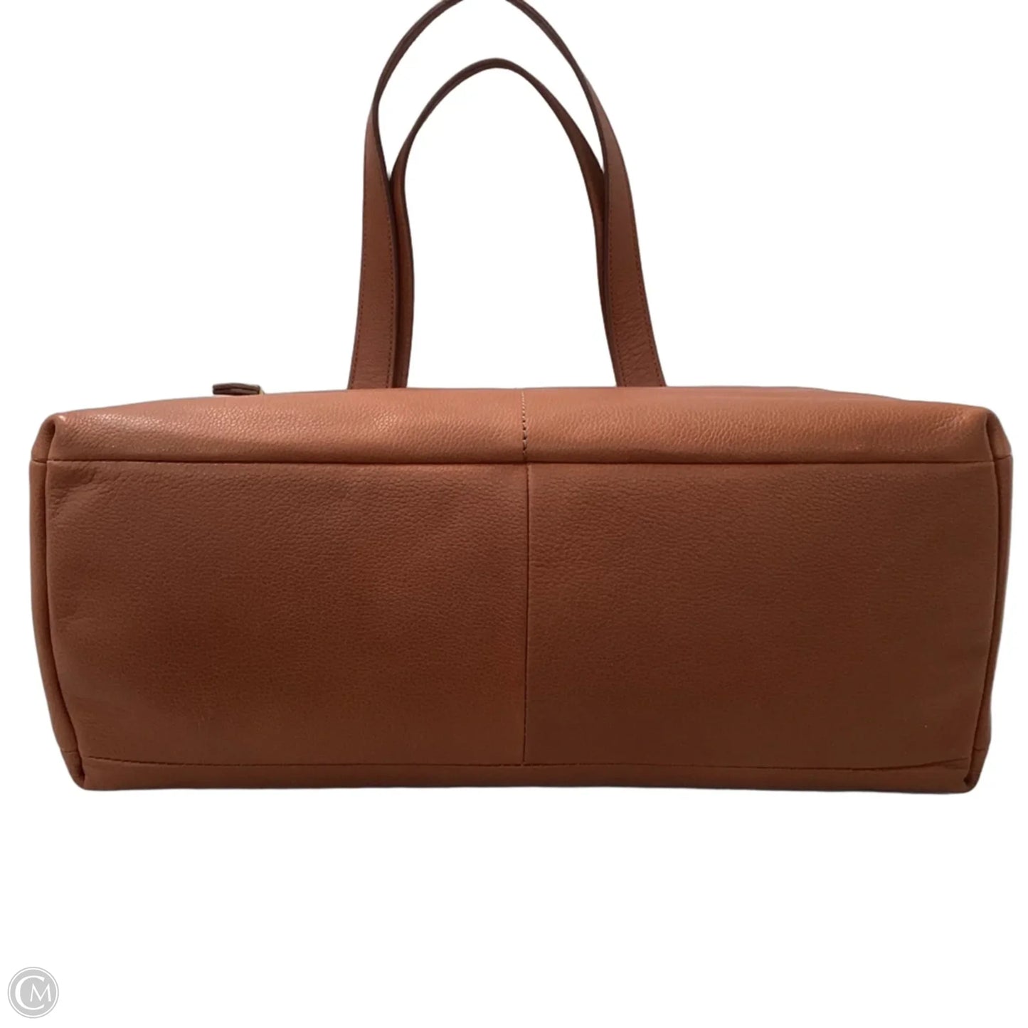 Handbag Leather By Fossil, Size: Medium