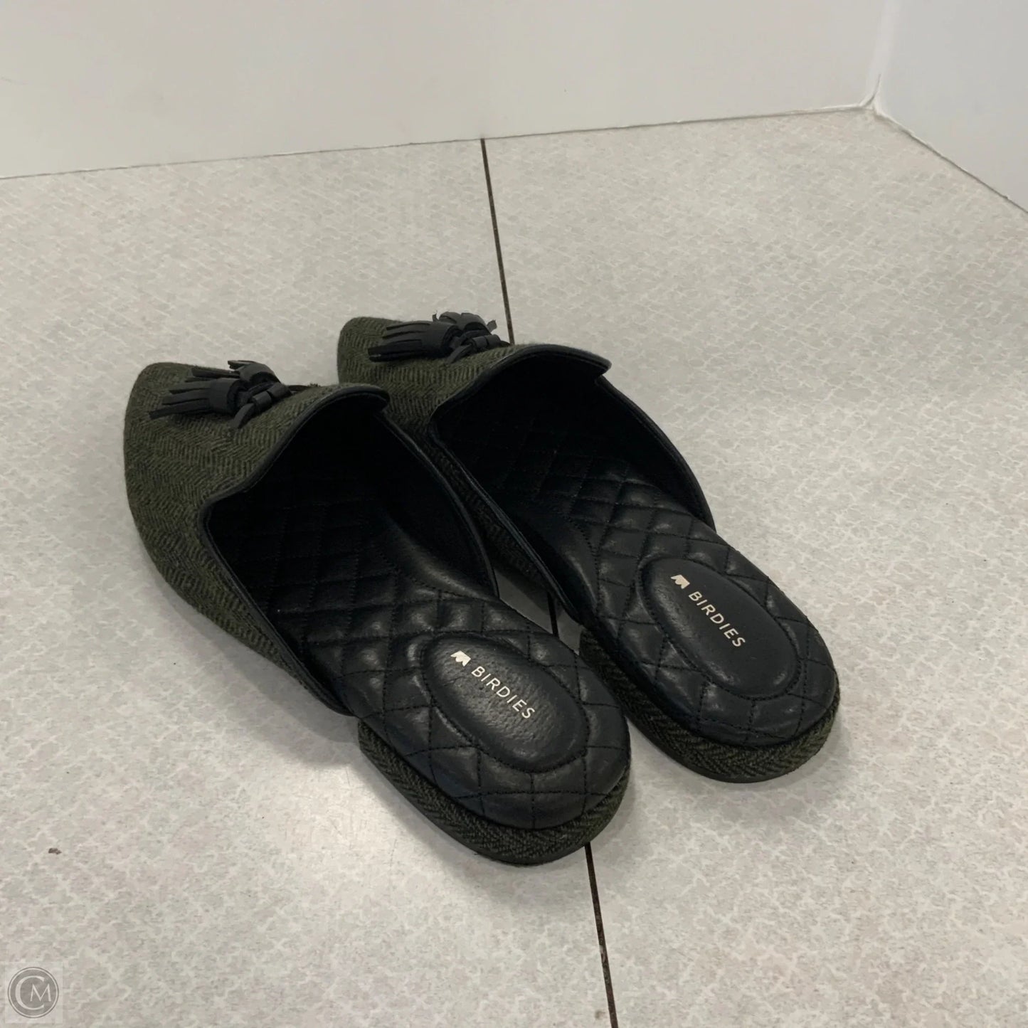 Shoes Flats By Birdies In Green, Size: 8.5